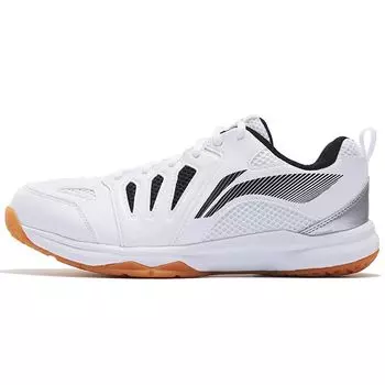 Li-Ning Кроссовки для бадминтона All-Around King Fabric Synthetic Leather Line Print с амортизацией, нескользящие, износостойкие, дышащие, с низким верхом AYTP011-15 39