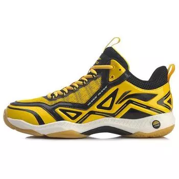 Li-Ning Кроссовки для бадминтона Roar Lite Cushioning мужские черные желтые AYTR007-2 41