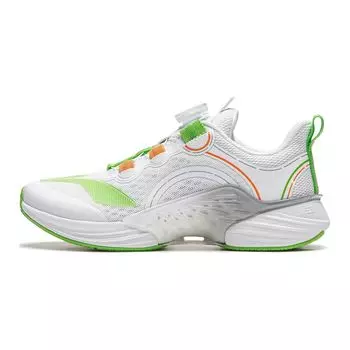 Li-Ning Кроссовки для бега Cloud Youth Lightweight Breathable Kids Sneakers White Green YKFU050-3 34