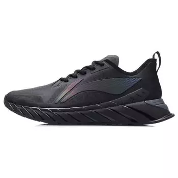 Li-Ning Кроссовки для бега с низким верхом, амортизирующие, отскок, нескользящие, износостойкие, мужские, черные ARST007-1 39
