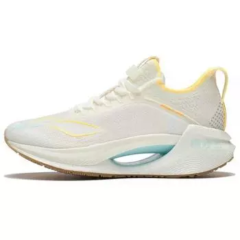 Li-Ning Кроссовки Essential Non-Slip Breathable Low-Go для бега женские кроссовки белые желтые ARRS004-11 37
