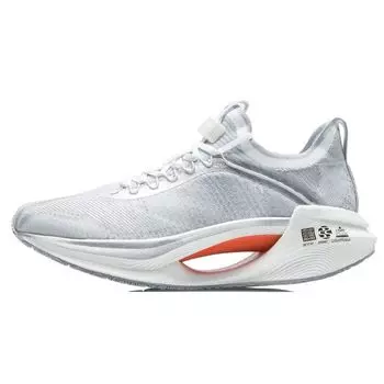 Li-Ning Кроссовки Essential Reflective One-Piece Woven Low-Top для бега, мужские, кроссовки Ice-Blue Silver ARHR125-5 41