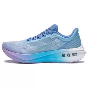 Li-Ning Кроссовки Feidian 3.0 Challenger Casual Shock Absorbing Non-Slip Wear-Stick-Night-Go для женщин, синие, фиолетовые, ARMT038-5 36