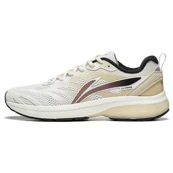 Li-Ning Кроссовки Fuyou Anti-Slip Wear-Resistant Low-Top для бега Мужские кроссовки Белый Желтый ARXT011-2 40