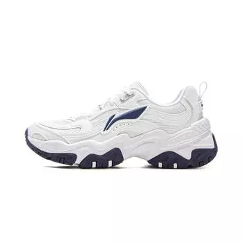 Li Ning Кроссовки Классические Модные На Толстой Подошве С Увеличением Роста Женские Кроссовки Белые AGCV128-6 35