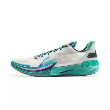 Li-Ning Кроссовки мужские Gamma 1 Olympic Honor белые зеленые ABAU039-14 40