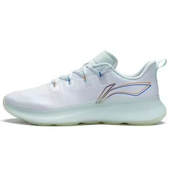 Li-Ning Кроссовки Unbounded 4 прочные легкие низкие кроссовки мужские стандартные белые AFVT001-2 40