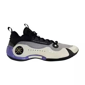 Li-Ning Кроссовки Way of Wade 10 Low Crab Shell для мужчин Серые Черные Белые ABAS083-9 45