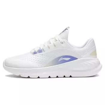 Li-Ning Кроссовки женские Eazgo прочные дышащие с низким верхом белые фиолетовые ARST036-1 36