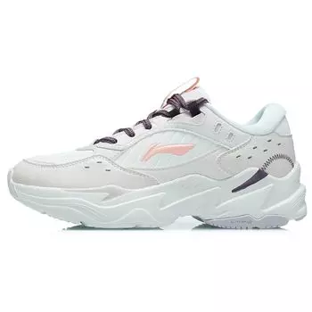 Li-Ning Кроссовки женские Low Top Running Shoes Light-Grey Purple AGCR334-3 35