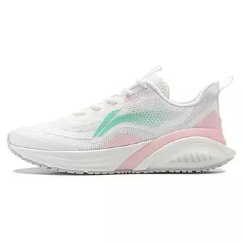 Li-Ning Кроссовки женские Misty Cloud Non-Slip Wear-Stick Low Top сникерсы Pink White ARST068-1 40