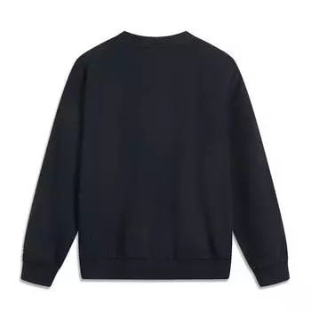 Li Ning Круглый вырез Повседневный свободный свитер с надписью «Собака» Женская толстовка Outer-Space-Blue AWDV360-3 XS