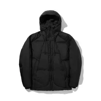 Li Ning Kung Fu Series однотонная свободная короткая куртка с капюшоном и длинными рукавами для мужчин, верхняя одежда, черный цвет AYMU307-2 XL