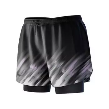 Li Ning Купальный спа Свободные плавательные шорты Мужская купальная одежда Черный Фиолетовый LNKW020-2 M