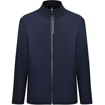 Li-Ning Куртка унисекс серии национальной сборной с воротником-стойкой, на молнии, теплая, с длинным рукавом, темно-синяя AJDU149-1 M