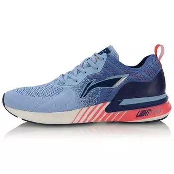 Li Ning Lan Sports Удобные нескользящие легкие кроссовки с низким верхом для бега для мужчин светло-голубые ARHP171-3 41