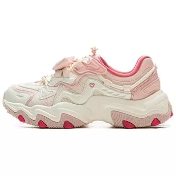 Li Ning League Of Legends X Cat Paw Lite 2 Классические универсальные ретро толстые подошвы, увеличивающие рост, нескользящие, износостойкие, низкие, папины туфли AGCV236-1 37