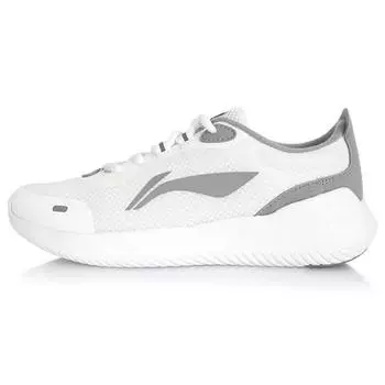 Li-Ning Легкие кроссовки с низким верхом женские кроссовки белые серые AGLS134-2 39