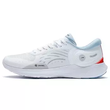 Li-Ning Легкие Ls Fabric Balance Shock Absorbation Low-Go спортивные повседневные туфли мужские кроссовки белые AGLS087-1 44