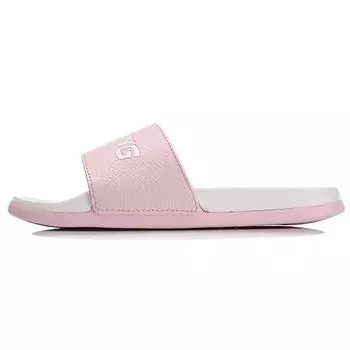 Li-Ning Легкие модные сандалии-слайды женская обувь розовые белые AGAN004-2 35