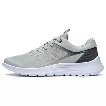 Li-Ning Легкие мягкие отскакивающие дышащие амортизирующие нескользящие износостойкие низкие кроссовки для бега мужские кроссовки серые ARST019-3 39