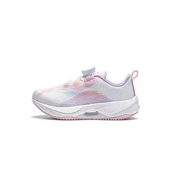 Li Ning Легкие Высокоэластичные Прочные Низкие Детские Повседневные Кроссовки Детские Повседневные Кроссовки Розовые YKNU066-2 25