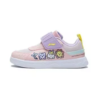 Li Ning Lemon Number · Flight Track Classic Casual Low-Top Kids Skate Shoes Kids Skate Shoes Peach-Pink YKNS034-2 26