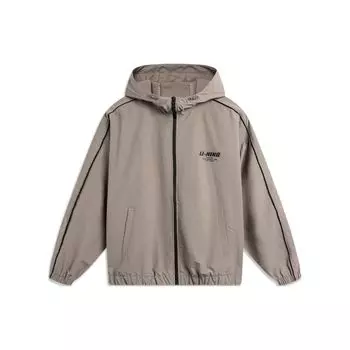 Li-Ning Lettuce Edge Water-Resistant UV Protection Outdoor Sports Loose Comfortable Versatile UV-Resistant Sun Protection Casual Windbreaker AFDU695-3 M