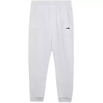 Li Ning Lifestyle Fashion Series повседневные брюки с манжетами и шнурком мужские низы цветочно-серый AKLUA59-3 3XL