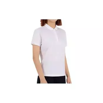 Li Ning Lifestyle Series Outdoor Дышащая удобная рубашка поло с коротким рукавом Женские рубашки поло Стандарт-белый APLT084-1 XS