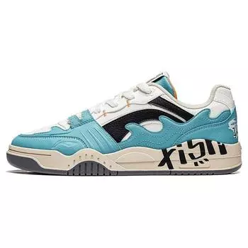 Li Ning Light Blue Ocean легкие высокопрочные износостойкие дышащие низкие кроссовки для скейтбординга мужские кроссовки для скейтбординга AGCT415-2 40