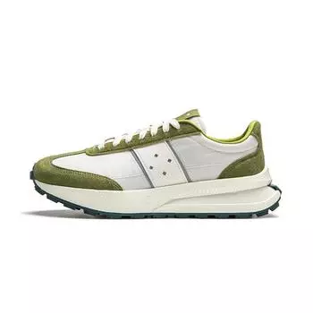 Li Ning Light Boat светоотражающие модные повседневные туфли с низким верхом унисекс повседневные туфли белые зеленые AZGU081-5 44