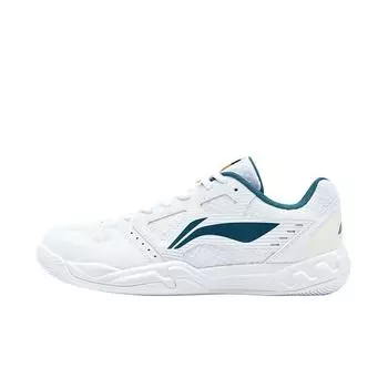 Li-Ning Light Feather Series Lightning Hero 2.0 Stylish Durable Breathable Low-Top Badminton Shoes Unisex sneaker White Green AYTT023-6 36