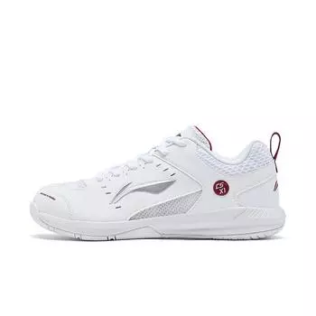 Li Ning Light Feather Series Rocket Shoes 2.0 Модные удобные амортизирующие нескользящие износостойкие низкие кроссовки для бадминтона AYTU049-2 39