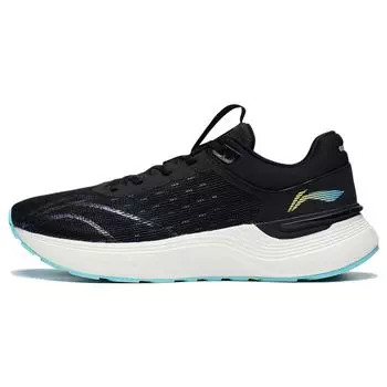Li Ning Light Shadow Element Body Measurement Противоскользящие износостойкие дышащие низкие кроссовки для бега для мужчин Кроссовки для бега черного цвета ARHS041-5 42