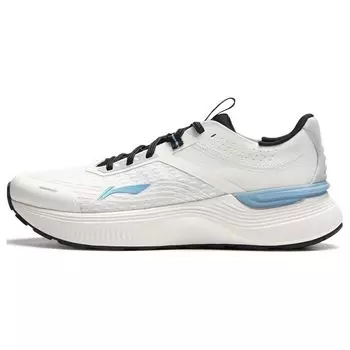 Li Ning Light Shadow Element светоотражающая поддержка нескользящие износостойкие низкие повседневные кроссовки для бега мужские кроссовки белые синие ARHU027-2 39