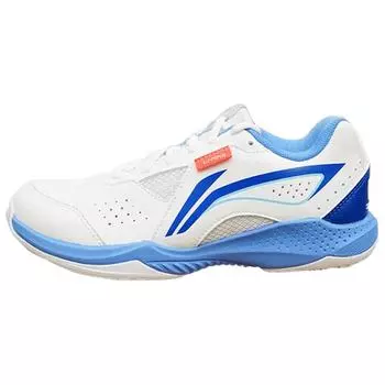 Li Ning Lightning Fast Fashion Удобные нескользящие дышащие легкие низкие кроссовки для бадминтона унисекс кроссовки белые синие AYTU019-4 37