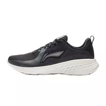 Li-Ning Lightweight Classic Fashion Comfortable Breathable Low-Top Casual Running Shoes Men sneaker Black AGLV221-1 39