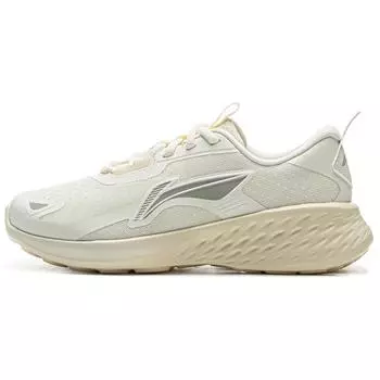 Li-Ning Lightweight Comfortable Versatile Non-Slip Durable Low-Top Casual Running Shoes Women sneakers Off-White ARSU128-4 37