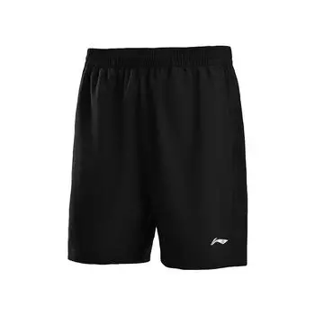 Li-Ning Lightweight Quick-Dry Breathable Versatile Sports Shorts Unisex Shorts Black AAPV137-1 S