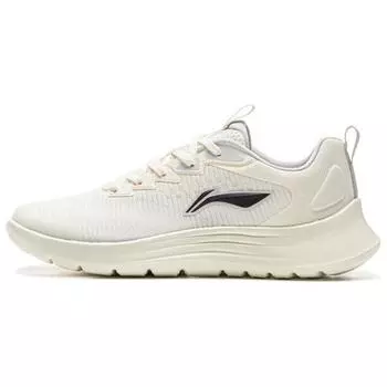 Li-Ning Lightweight Soft Rebound Casual Running Shoes Men Sneakers Off-White ARSV033-4 39