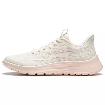 Li-Ning Lightweight Soft Rebound Casual Running Shoes Women Sneakers Pink ARSU022-3 35