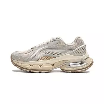 Li Ning Lijun BOW Trend Series Trend Sports Lifestyle Shoes Women Lifestyle Shoes Dune-Khaki AZGU064-1 35