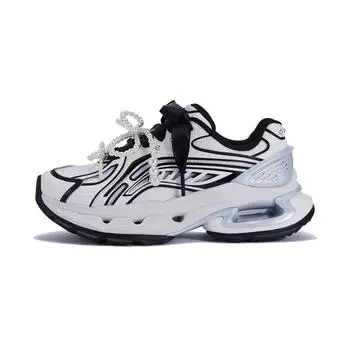 Li Ning Lijun BOW Удобные универсальные прочные повседневные туфли с низким верхом Женская повседневная обувь белого цвета AZGU008-8 37