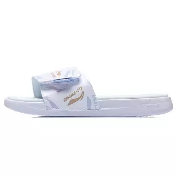 Li Ning Ln тапочки сандалии липучки женские белые AGAR010-1 37