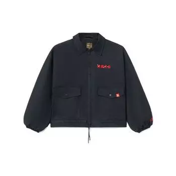 Li-Ning Loose Fleece-Lined Collar Jacket Women Jackets Black AFDS092-1 S