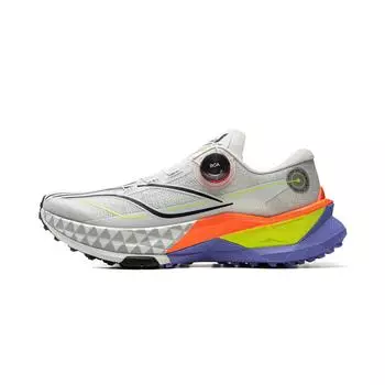 Li Ning Lu 2 Pro Удобные Универсальные Нескользящие Прочные Кроссовки для трейлраннинга с низким верхом Мужские кроссовки Серый ARNV007-3 39