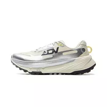 Li Ning Lu 2 Удобные Модные Нескользящие Прочные Кроссовки для Трейлраннинга с Низким Верхом Женские кроссовки Бежевый Серебристый ARNV010-3 36