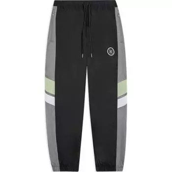 Li Ning Mens Fitness Series Logo Pattern Casual Breathable Knitted Sports Брюки мужские брюки черные AYKS531-1 XL
