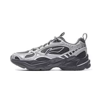 Li Ning Meteor 2K Классические модные универсальные ретро удобные амортизирующие нескользящие износостойкие низкие папины туфли мужские кроссовки AGCV113-3 41